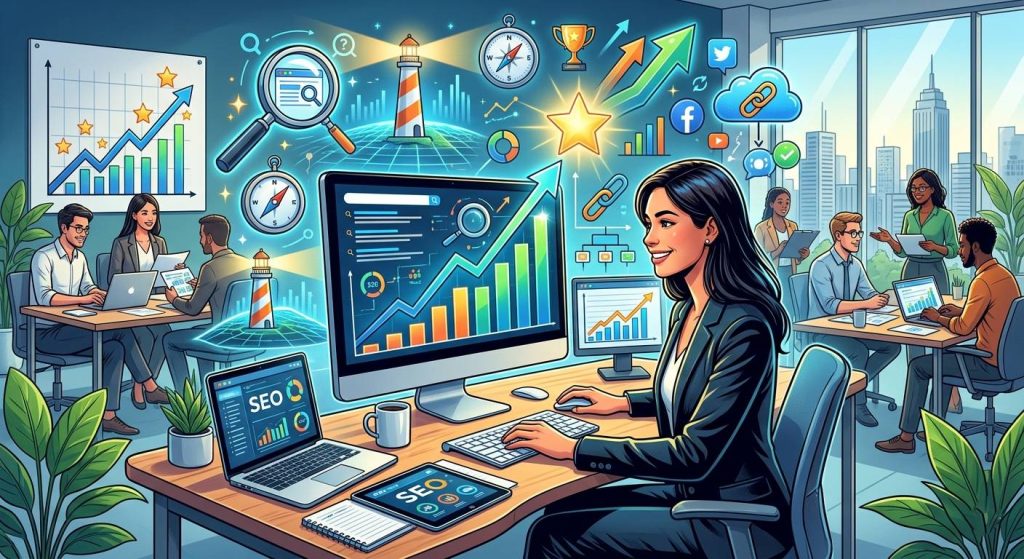 estratégia de seo para empresas e posicionamento no google