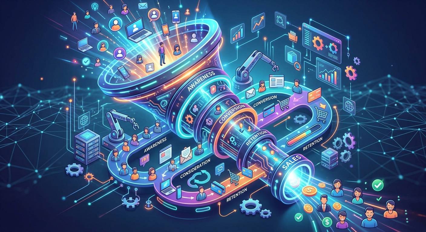 Funil de vendas automatizado